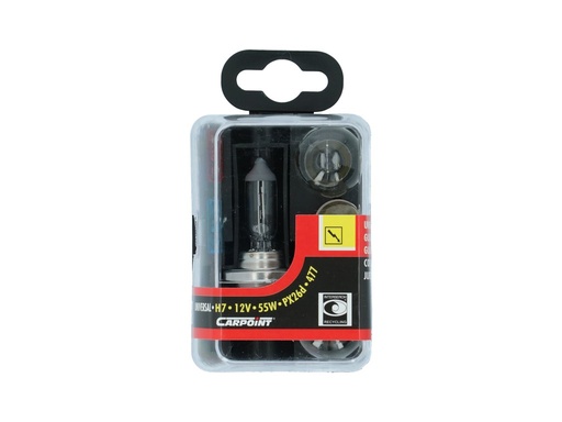 [0725007] Carpoint 7-Delige Reservelampenset H7