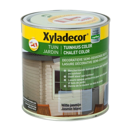 Xyladecor Tuinhuis Color Witte Jasmijn 1 L