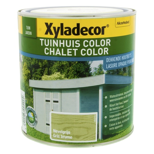 Xyladecor Tuinhuis Color Nevelgrijs 1 L