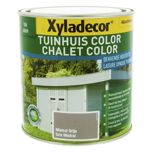 Xyladecor Tuinhuis Color Mistral Grijs 1L