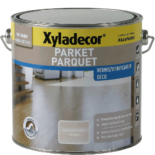[5116799] Xyladecor Parket Vernis Deco Extra Mat Kleurloos 0,75L