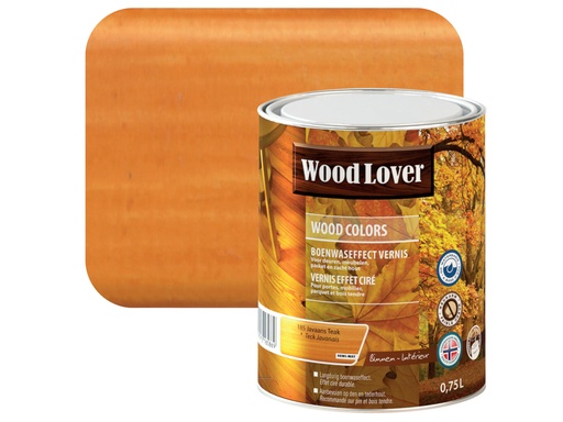 WOODLOVER WOOD COLORS 185 JAVAANS TEAK 0,75L