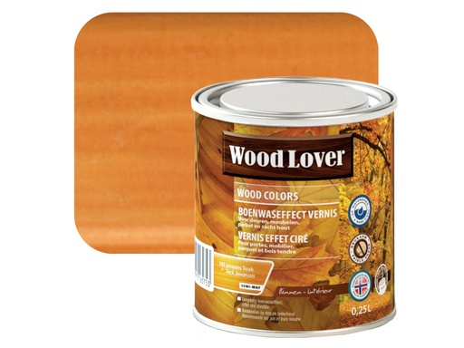 WOODLOVER WOOD COLORS 185 JAVAANS TEAK 0,25L