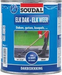 [101523] SOUDAL ELK DAK - ELK WEER ZWART 750ML