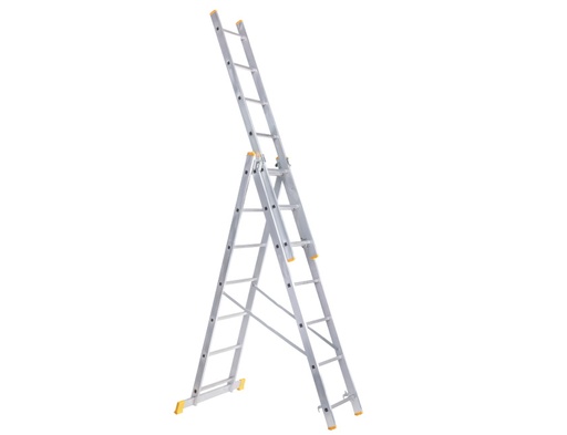 [LST3X09] LADDER ALU STABILO II 3X9 +STABILISATOR