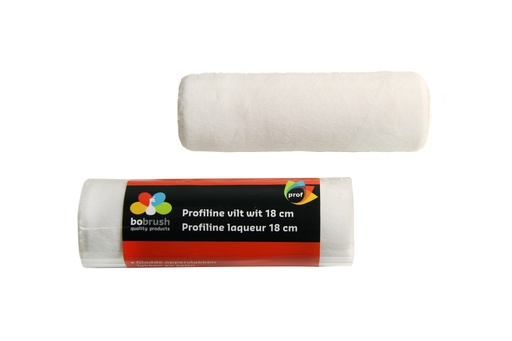 [061808] BOBRUSH VERVANGROL VILT/LAK 18CM PROFI-LINE