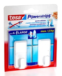 [1001358] TESA POWERSTRIPS HAAK L CLASSIC WIT TESA