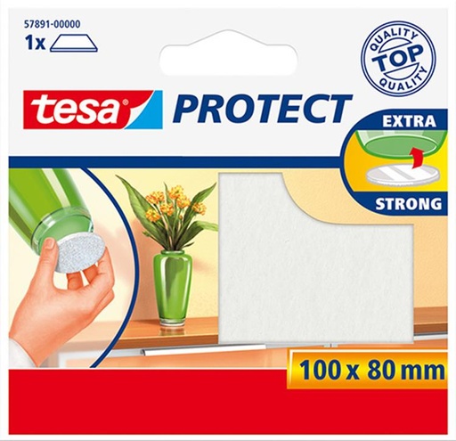 [1003205] TESA BESCHERMVILT WIT 100MMX80MM