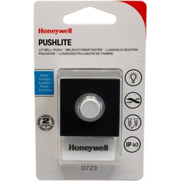 [D723] Honeywell Beldrukknop Pushlite D723 zwart