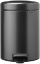 [23 34 63] Brabantia Pedaalemmer NEWICON, 5L Confident Grey