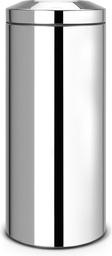 [28.75.27] Brabantia Prullenbak met Vlamdover 30L Brilliant Steel