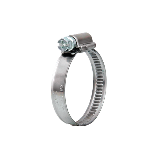 [5001625] SLANGKLEM INOX VERZINKTE SCHROEF (W2) Ø16-27 9mm