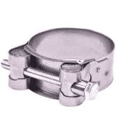[81-RK3226131139] ROBUUST SLANGKLEM VERZINKT 131-139mm