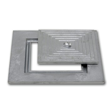 [072020C] PUTDEKSEL 20X20CM ALUMINIUM