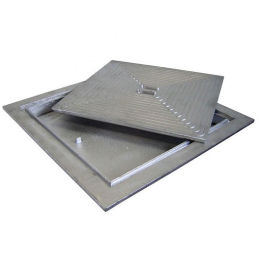[106060C] PUTDEKSEL DUBBEL DEKSEL 60X60 ALUMIN