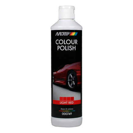 [000749] MOTIP COLOUR POLISH LIGHT RED 500ML