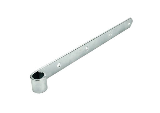 [1-6202-500 §9206] Enkele Luikscharnier Verzinkt Ø18 500x30mm