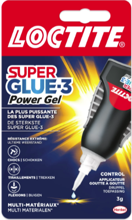 [2608826] Loctite secondenlijm Power Gel Control 'Super Glue-3' 3gr