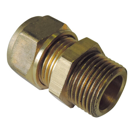 [B09130] Knelfitting recht - koper 3/8"M x Ø10mm