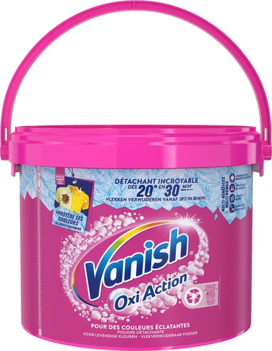 Vanish Oxi Action Vlekverwijderaar Poeder Pink 2,7kg