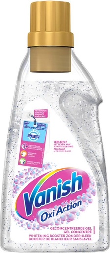 [A16601] Vanish Oxi Action Wasbooster Gel - Vlekverwijderaar voor Witte Was - 1,5l
