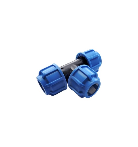 [B09068] SNELFITTING T VOOR PE-DARM  Ø32 X Ø32 X Ø32
