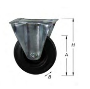 [1-1481-125] BOKWIEL ZWAAR ZWART 125MM