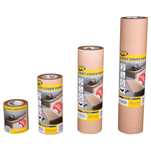 [HPXCP2230] HPX ZELFKLEVEND AFDEKPAPIER 225MM X 30M