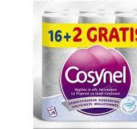 [420698] Cosynel Toiletpapier Blauw Decor 3lg 16+2 Gratis