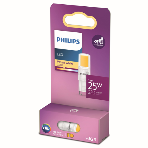 [872016930163400] PHILIPS LED LAMP G9 25W 230V