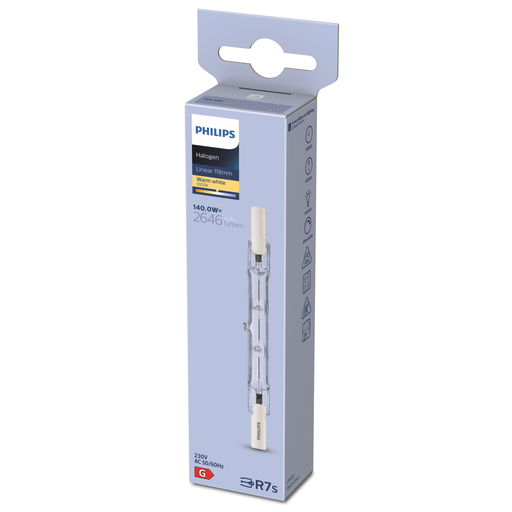 [871951439012600] PHILIPS HALOGEENLAMP LINEAR R7s 118MM 140,0W 230V