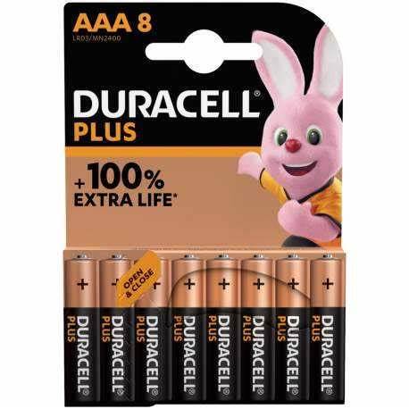 [AAADUR100-8] DURACELL AAA 100% 8-PACK