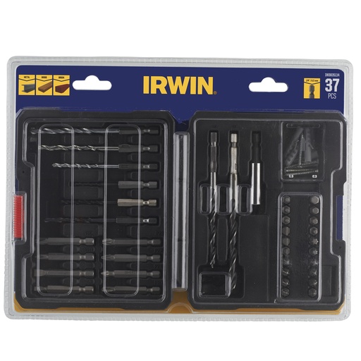 [IW3035114] IRWIN Metaalboren- en Bits Set 37 PCS