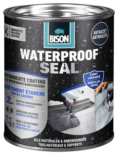 [7000935] BISON WATERPROOF SEAL GRIJS 1KG