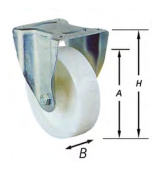 [1-1461-125] BOKWIEL WIT - POLY 125MM