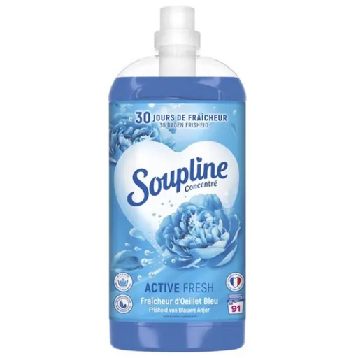 [A17454] Soupline Wasverzachter 91sc / 2l Active fresh Frisheid van Blauwe Anjer