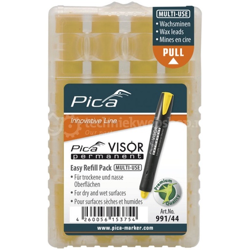 [PIC99144] Pica VISOR Permanent Geel Refill