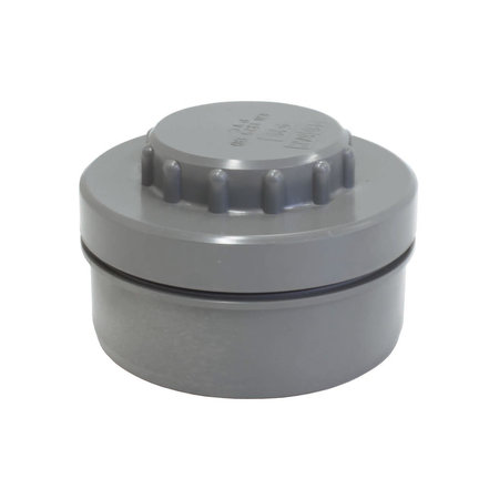 [3102.9090] Sanitaire Stop met Schroef Grijs Ø90mm