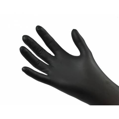 [460290] Heva Wegwerphandschoenen 3,5gr Zwart Nitrile X Large 100St
