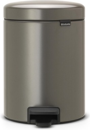 [11 26 83] Brabantia Pedaalemmer NEWICON, 5L Platinum