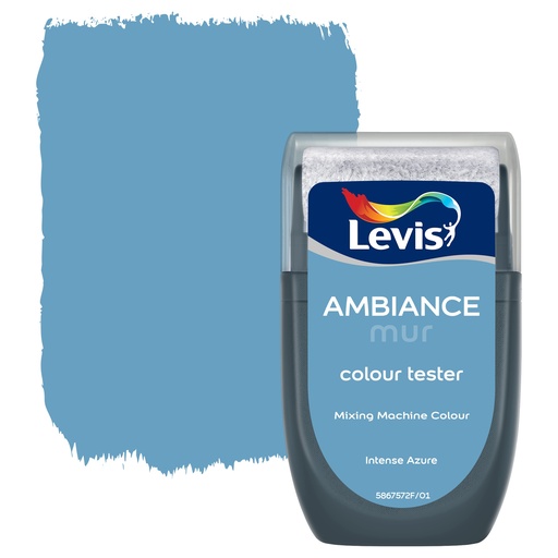 [LV5867572] Levis Ambiance Tester Muurverf Extra mat 30ml Intense Azure 