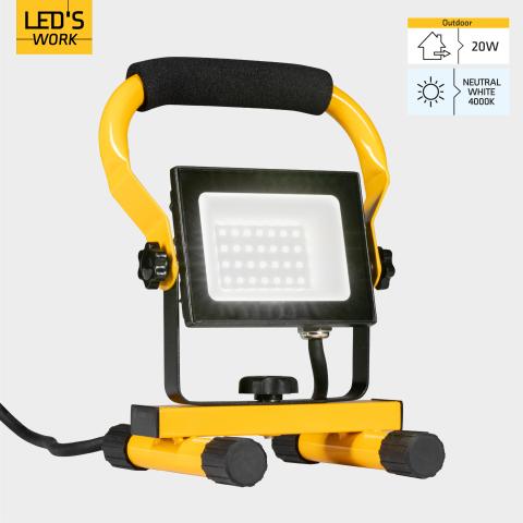 [FE310670] LED WERKLAMP 20W 4000K IP65 2000Lm