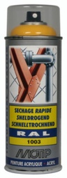 [07069] MOTIP INDUSTRIAL LAK HOOGGLANS RAL 1003 SIGNAAL GEEL 400ML