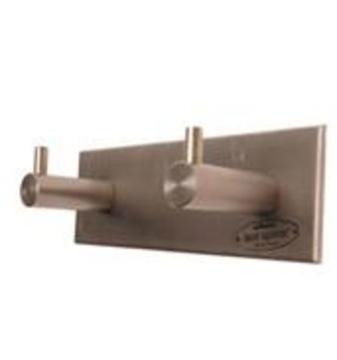 [1-6066-31-2] Kapstok 2 Haken RVS - 12/120x40