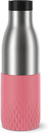 [N3110810] Tefal Isoleerfles Sleeve 0.5L Koraal Bludrop Drukknop