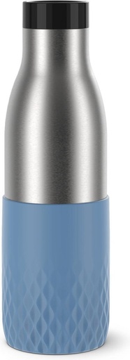 [N3110710] Tefal Isoleerfles Sleeve 0.5L Blauw Bludrop Drukknop