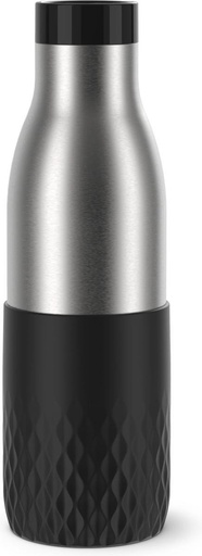 [N3111110] Tefal Isoleerfles Sleeve 0.7L Zwart Bludrop Drukknop