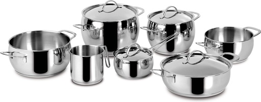 [010704600011] LAGOSTINA - Kookpottenset EUFORIA - 11 delig - Inductiebestendig - INOX 