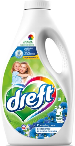 Dreft Liquid 32sc/1,6l Ochtend Fris